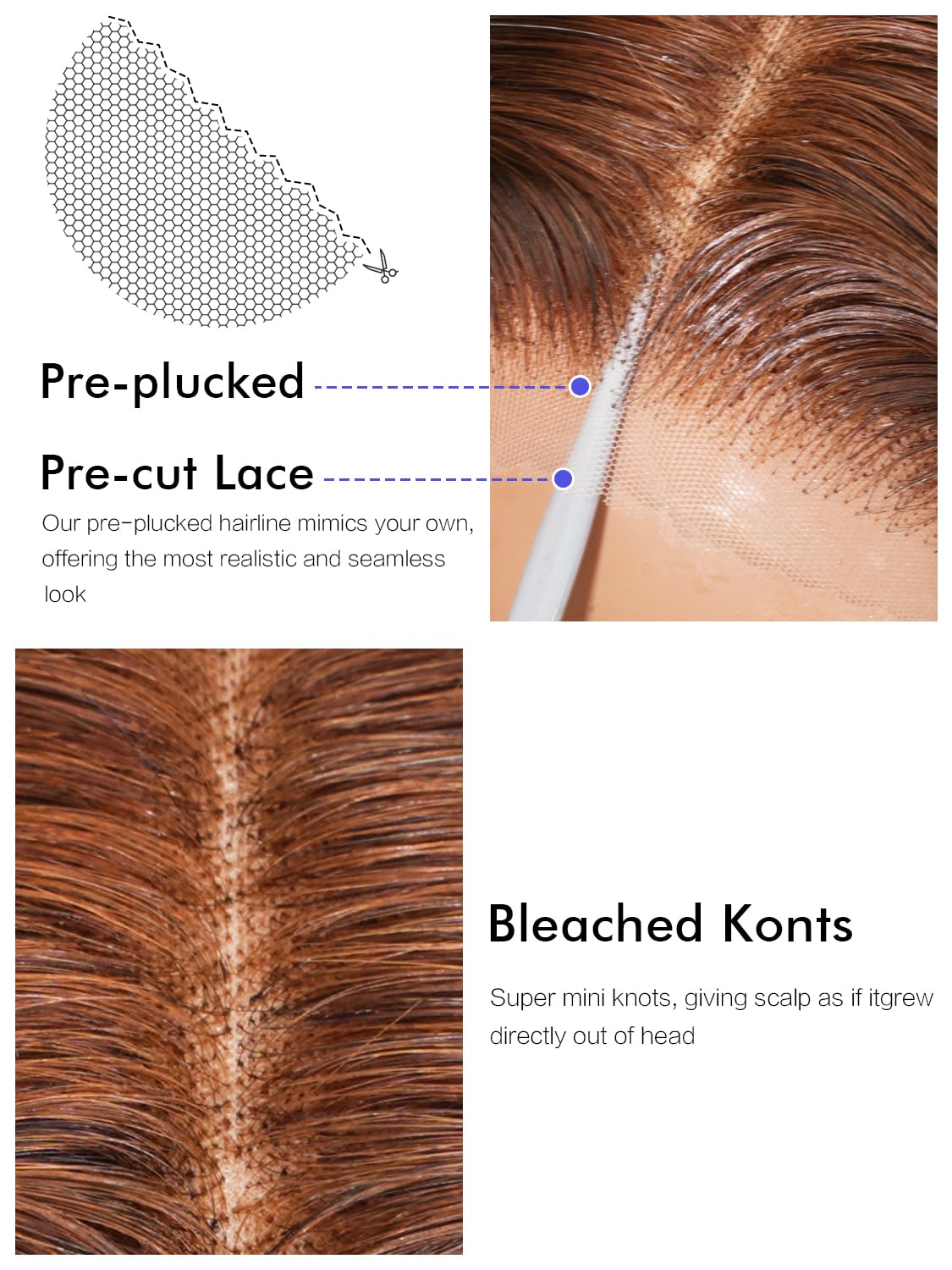 30 Inch 5x5 HD Lace Closure Wigs Human Hair 220 Density Wear and Go Glueless Wigs Human Hair Pre Plucked Pre Cut with Baby Hair Bleached Knots 12A Ready to Wear Straight Wigs for Beginners