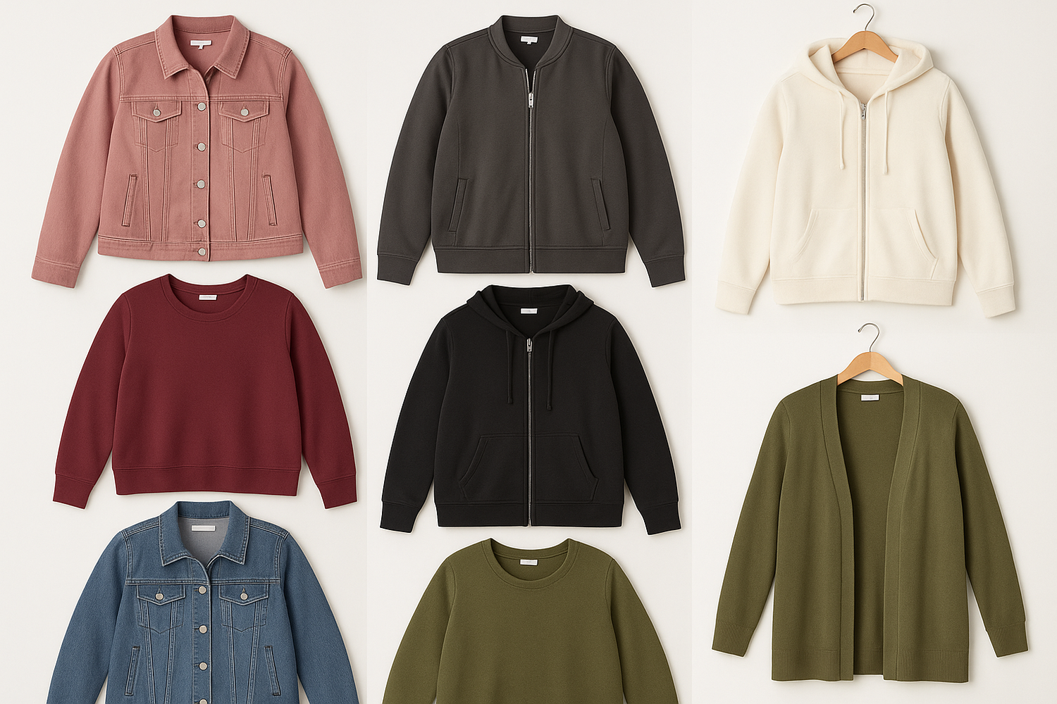 Curvy Jackets and Sweatshirts
