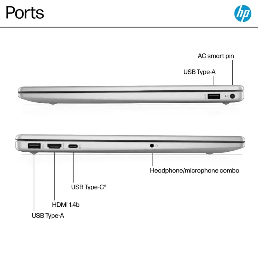HP 14 Laptop, Intel Celeron N4020, 4 GB RAM, 64 GB Storage, 14-inch Micro-edge HD Display, Windows 11 Home, Thin & Portable, 4K Graphics, One Year of Microsoft 365 (14-dq0040nr, Snowflake White)