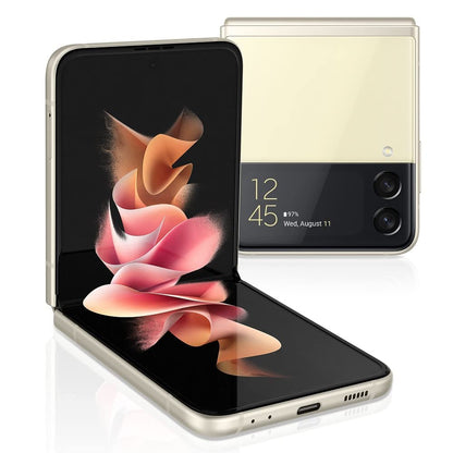 SAMSUNG Galaxy Z Flip 3 5G, US Version, 128GB, Phantom Black - Unlocked (Renewed)