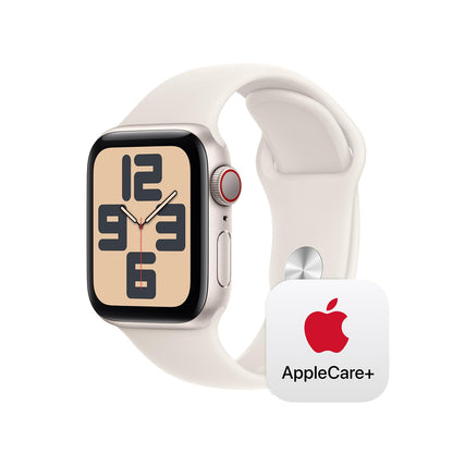 Apple Watch SE (2nd Gen) [GPS 40mm] Smartwatch with Starlight Aluminum Case with Starlight Sport Band S/M. Fitness and Sleep Trackers, Crash Detection, Heart Rate Monitor, Retina Display