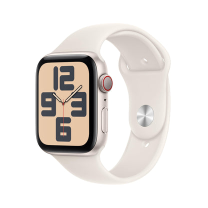 Apple Watch SE (2nd Gen) [GPS 40mm] Smartwatch with Starlight Aluminum Case with Starlight Sport Band S/M. Fitness and Sleep Trackers, Crash Detection, Heart Rate Monitor, Retina Display
