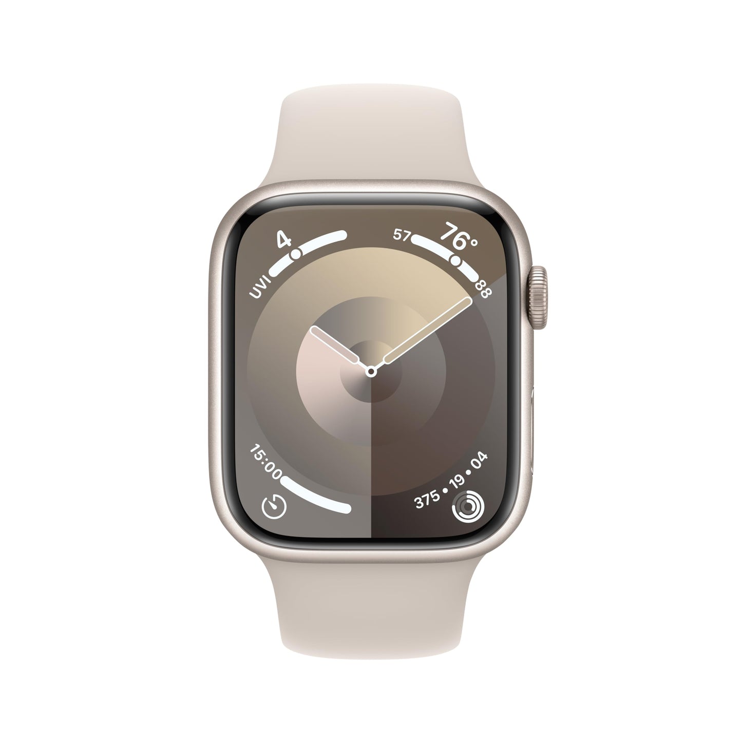 Apple Watch Series 9 [GPS 45mm] Midnight Aluminum Case with Midnight Sport Band, S/M (Renewed)