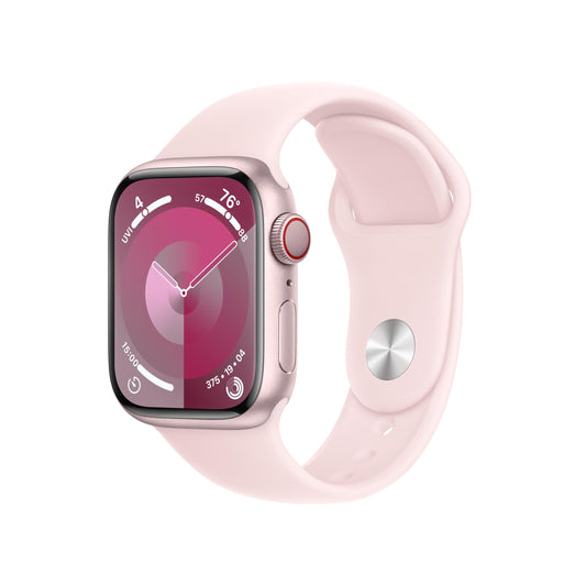 Apple Watch Series 9 [GPS 45mm] Midnight Aluminum Case with Midnight Sport Band, S/M (Renewed)