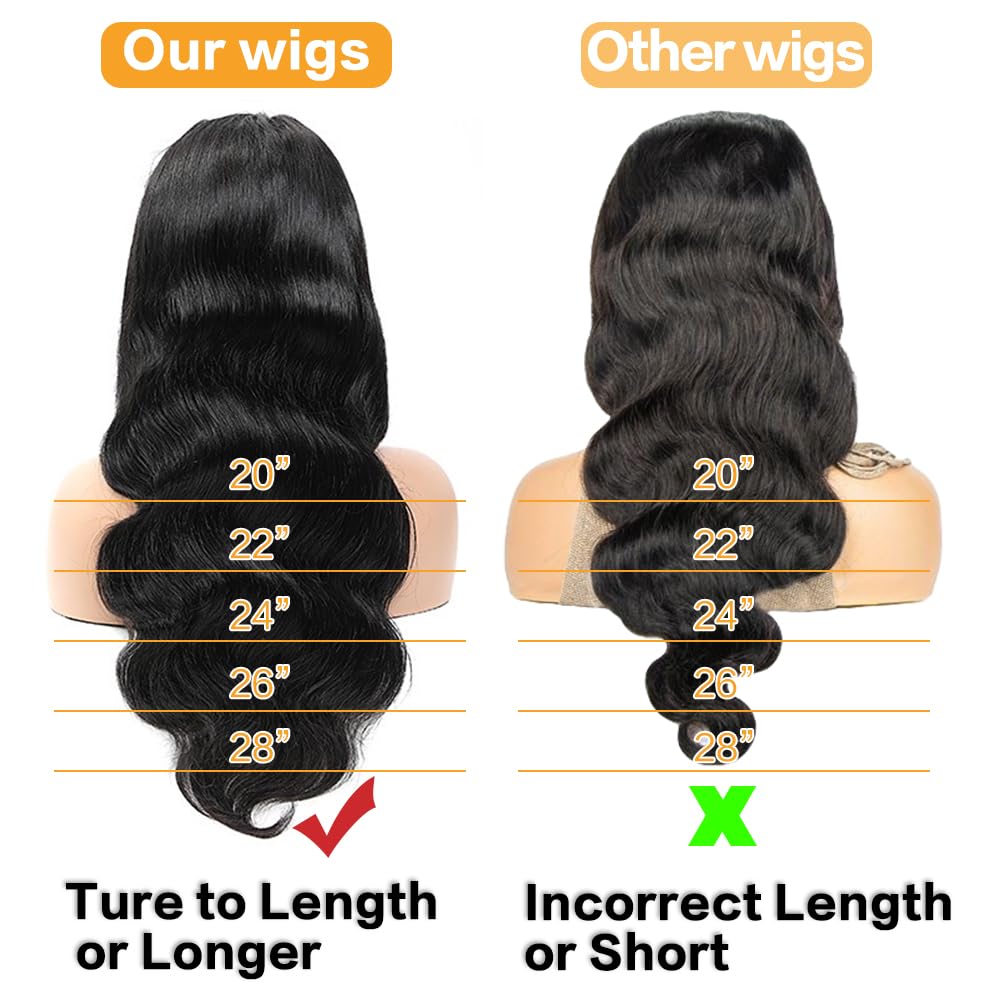 30 Inch Deep Wave Lace Front Wig – 13x6 HD Transparent, 200% Density Human Hair, Pre-Plucked Glueless Water Wave Wig