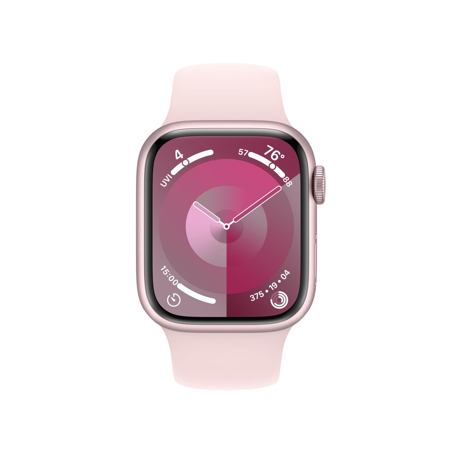 Apple Watch Series 9 [GPS 45mm] Midnight Aluminum Case with Midnight Sport Band, S/M (Renewed)
