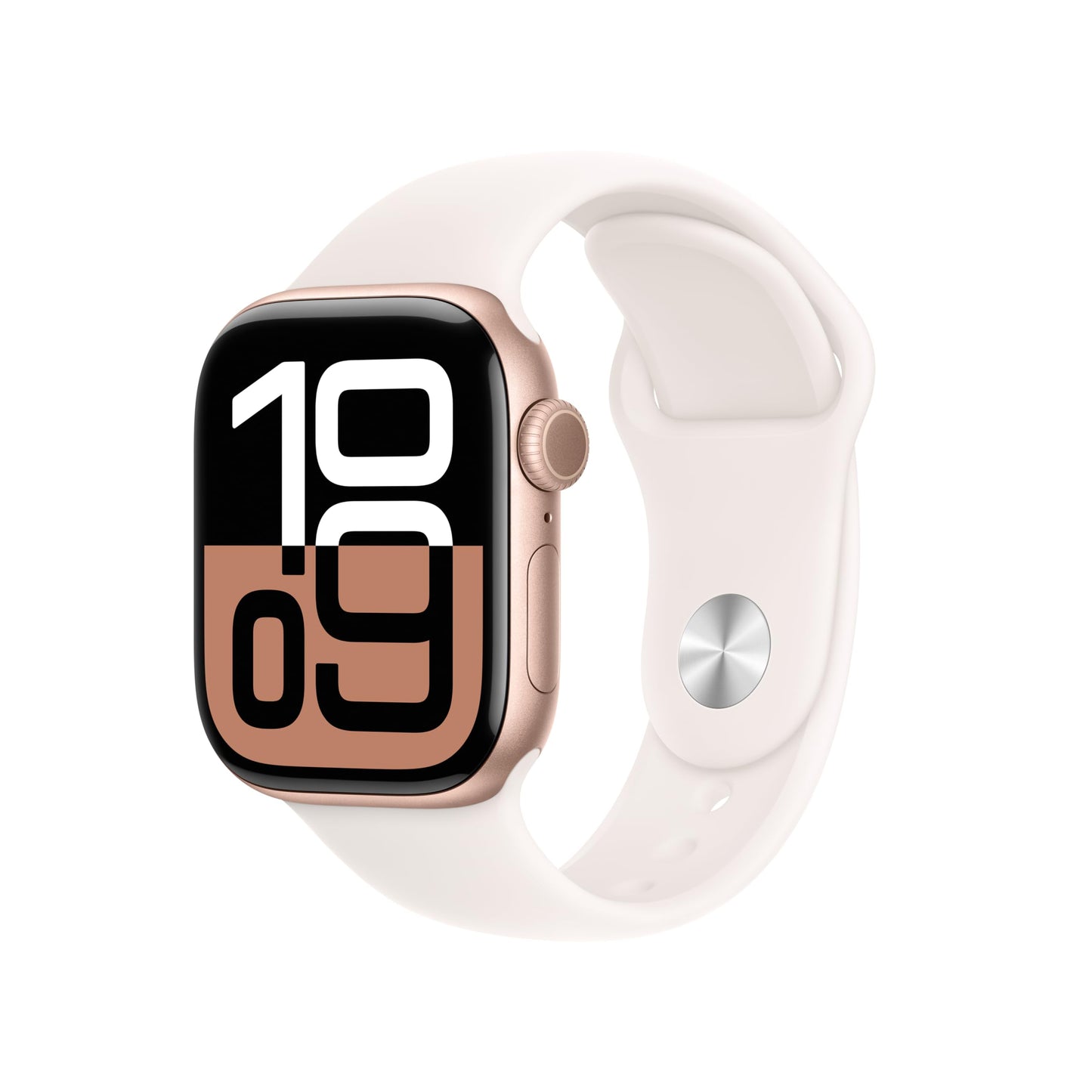 Apple Watch Series 10 [GPS 42mm case] Smartwatch with Jet Black Aluminium Case with Black Sport Band - S/M. Fitness Tracker, ECG App, Always-On Retina Display, Water Resistant
