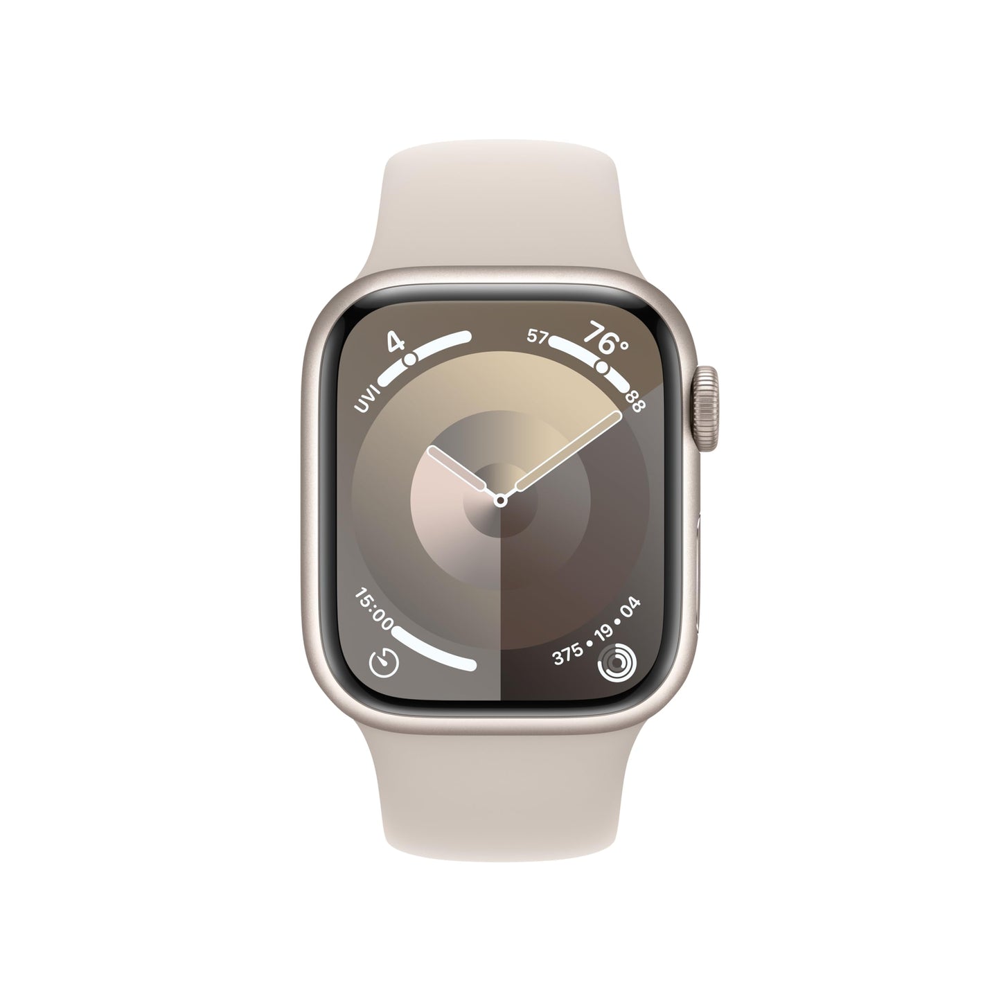 Apple Watch Series 9 [GPS 45mm] Midnight Aluminum Case with Midnight Sport Band, S/M (Renewed)