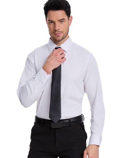 Men’s Dress Shirt Stretch Stain Shield Button Down Shirt Long Sleeve Button Up Shirt