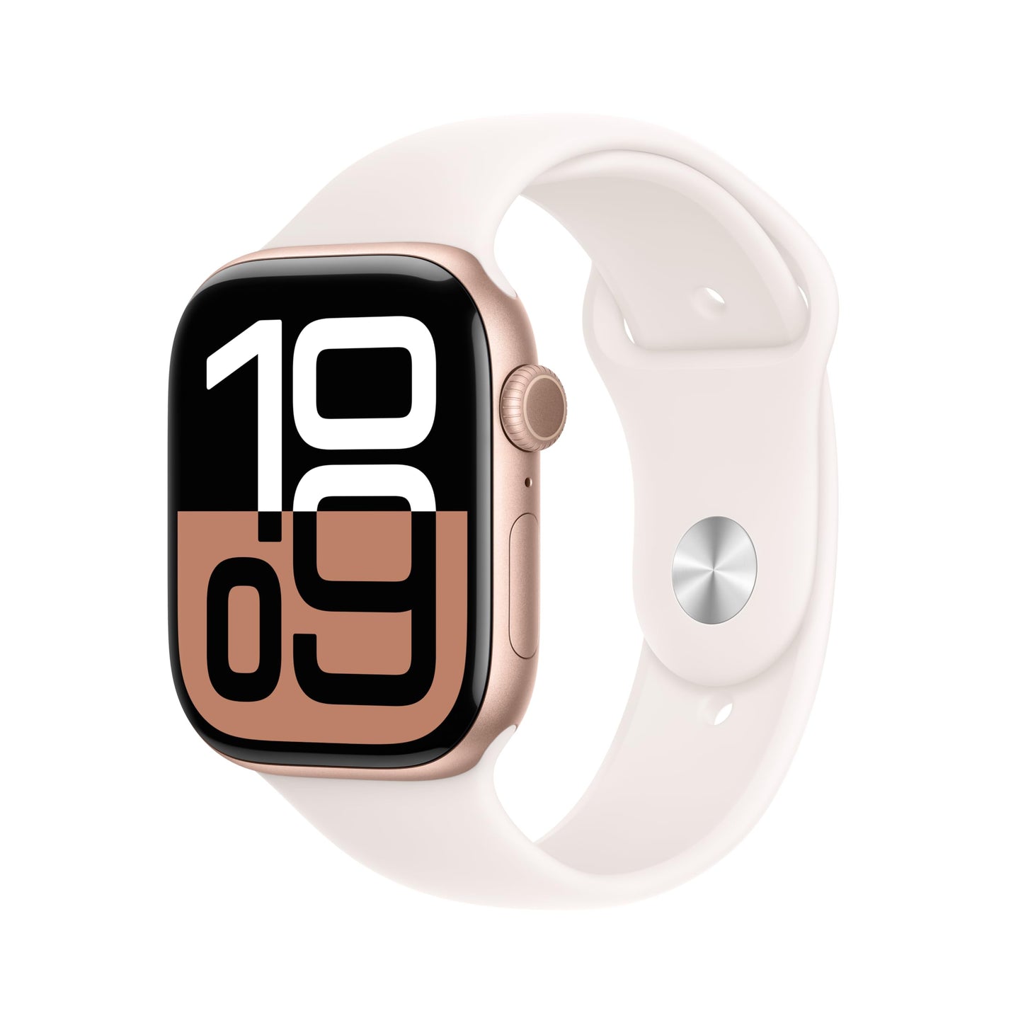 Apple Watch Series 10 [GPS 42mm case] Smartwatch with Jet Black Aluminium Case with Black Sport Band - S/M. Fitness Tracker, ECG App, Always-On Retina Display, Water Resistant