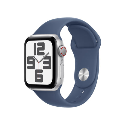 Apple Watch SE (2nd Gen) [GPS 40mm] Smartwatch with Starlight Aluminum Case with Starlight Sport Band S/M. Fitness and Sleep Trackers, Crash Detection, Heart Rate Monitor, Retina Display