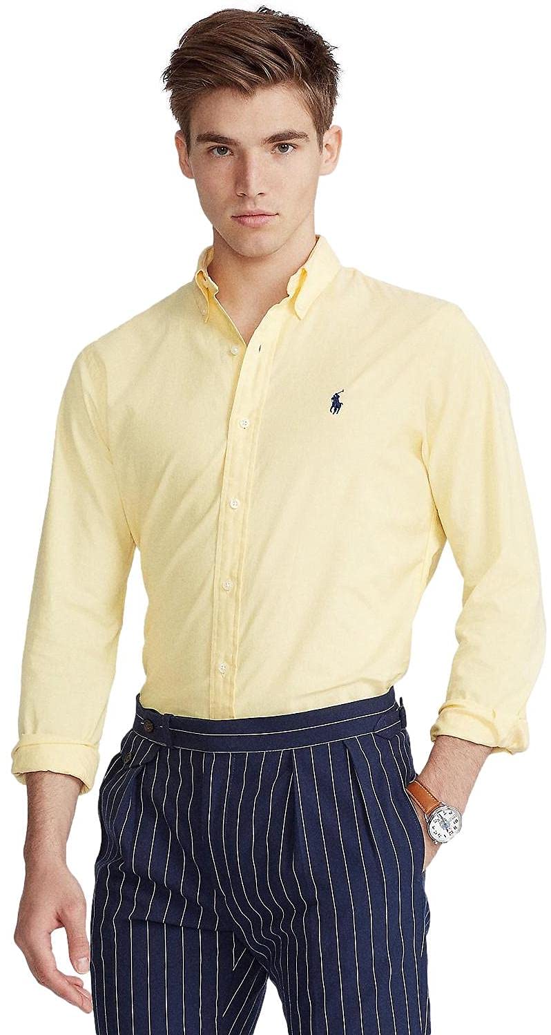 Polo Ralph Lauren Men's Classic Oxford Long Sleeve Sport Shirt
