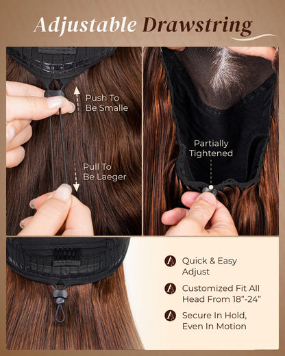 Arabella 13x6 HD Lace Body Wave Glueless Wigs Human Hiar Pre Plucked Pre Cut 210% Density Ear to Ear Full Lace Closure Wear and Go Wig Pre Everything Bleached Knots 20 inches