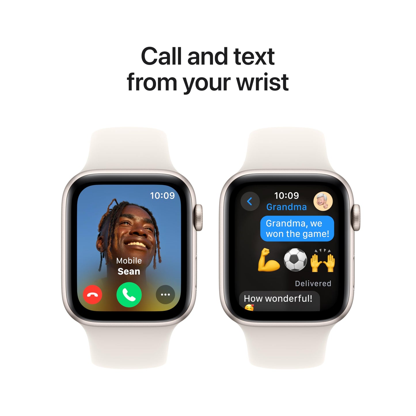 Apple Watch SE (2nd Gen) [GPS 40mm] Smartwatch with Starlight Aluminum Case with Starlight Sport Band S/M. Fitness and Sleep Trackers, Crash Detection, Heart Rate Monitor, Retina Display