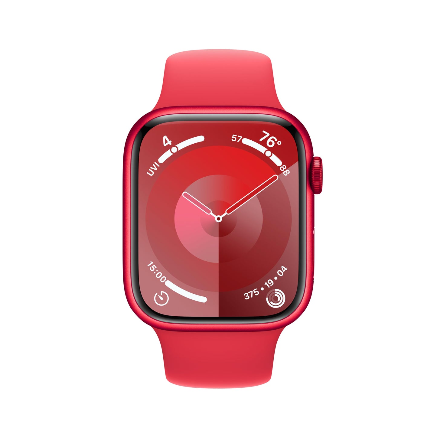 Apple Watch Series 9 [GPS 45mm] Midnight Aluminum Case with Midnight Sport Band, S/M (Renewed)