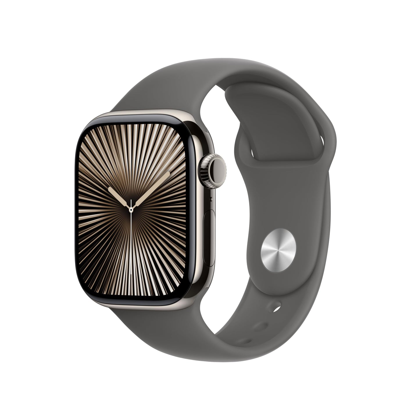 Apple Watch Series 10 [GPS 42mm case] Smartwatch with Jet Black Aluminium Case with Black Sport Band - S/M. Fitness Tracker, ECG App, Always-On Retina Display, Water Resistant