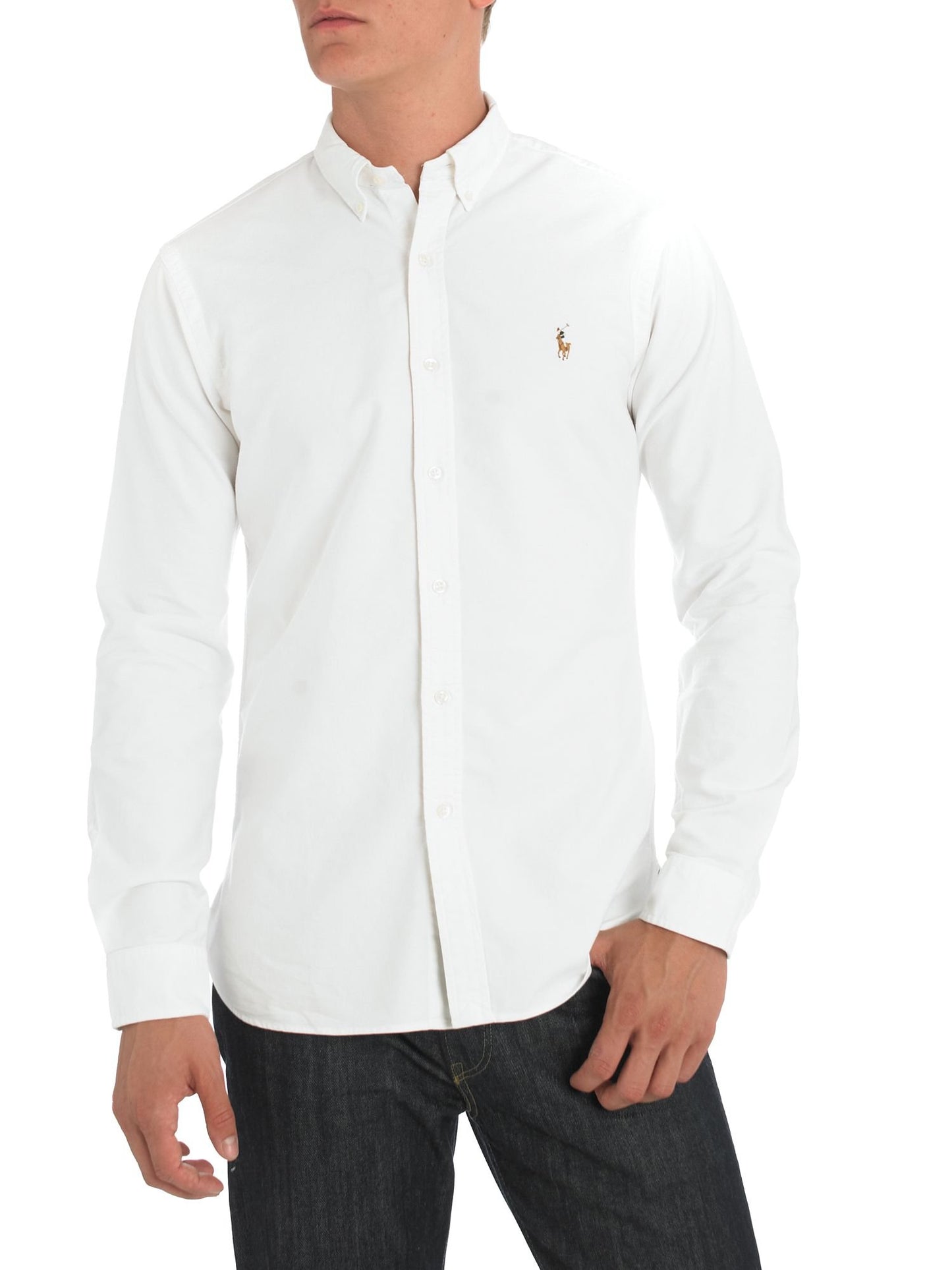 Polo Ralph Lauren Men's Classic Oxford Long Sleeve Sport Shirt