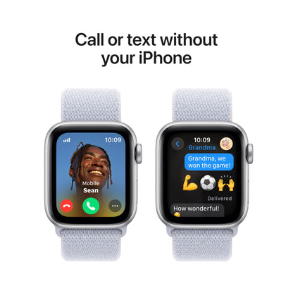 Apple Watch SE (2nd Gen) [GPS 40mm] Smartwatch with Starlight Aluminum Case with Starlight Sport Band S/M. Fitness and Sleep Trackers, Crash Detection, Heart Rate Monitor, Retina Display