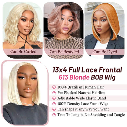 Wear and Go Glueless Bob Wig Human Hair Pre Plucked Pre Cut 180% Density 5x5 HD Transparent Lace Front Wigs Human Hair for Black Women Short Straight Bob Wigs No Glue Lace Closure Wigs 10 Inch