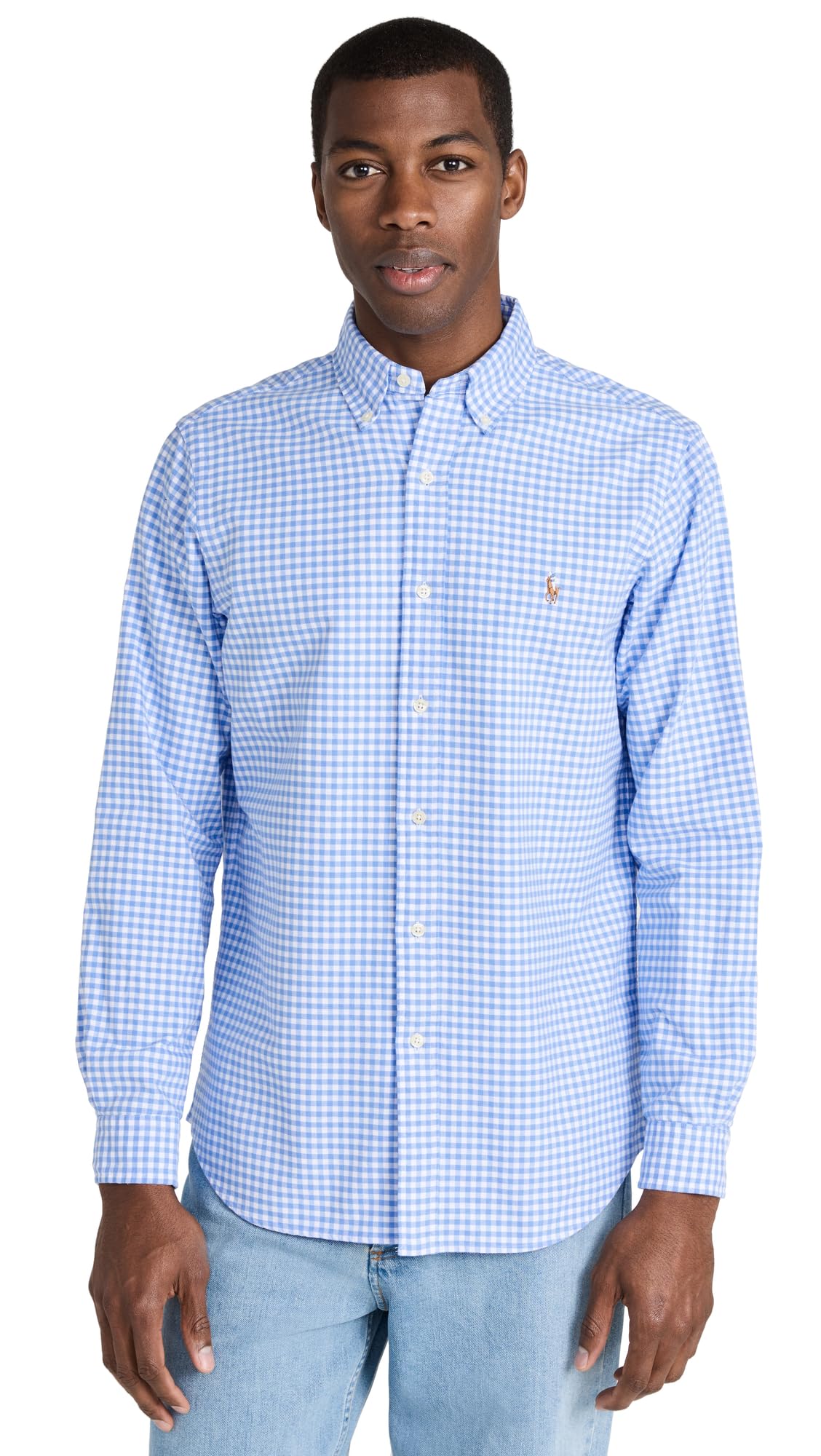 Polo Ralph Lauren Men's Classic Oxford Long Sleeve Sport Shirt
