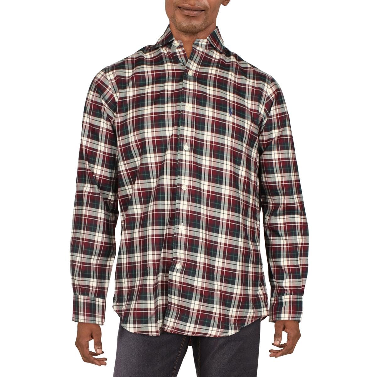 Polo Ralph Lauren Men's Classic Oxford Long Sleeve Sport Shirt