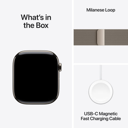 Apple Watch Series 10 [GPS 42mm case] Smartwatch with Jet Black Aluminium Case with Black Sport Band - S/M. Fitness Tracker, ECG App, Always-On Retina Display, Water Resistant