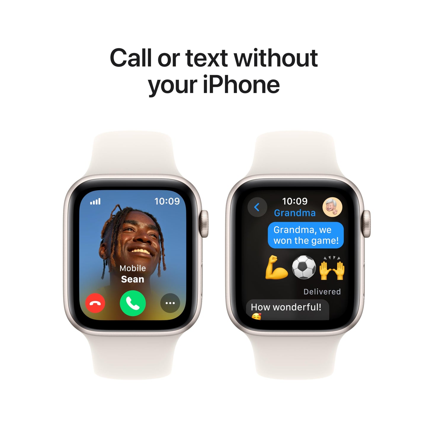 Apple Watch SE (2nd Gen) [GPS 40mm] Smartwatch with Starlight Aluminum Case with Starlight Sport Band S/M. Fitness and Sleep Trackers, Crash Detection, Heart Rate Monitor, Retina Display