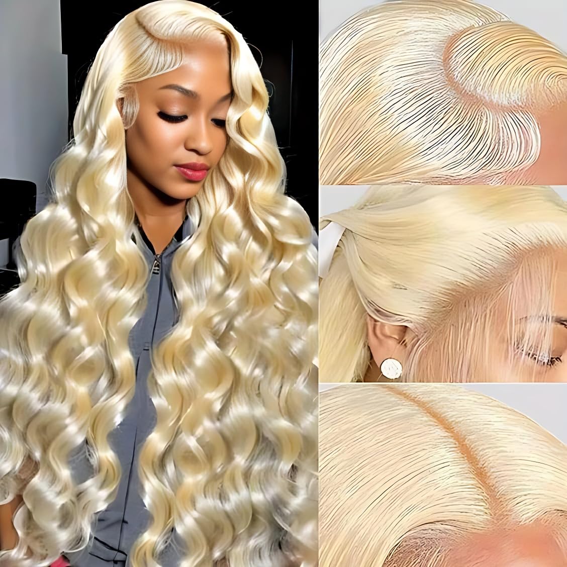 30 Inch Deep Wave Lace Front Wig – 13x6 HD Transparent, 200% Density Human Hair, Pre-Plucked Glueless Water Wave Wig