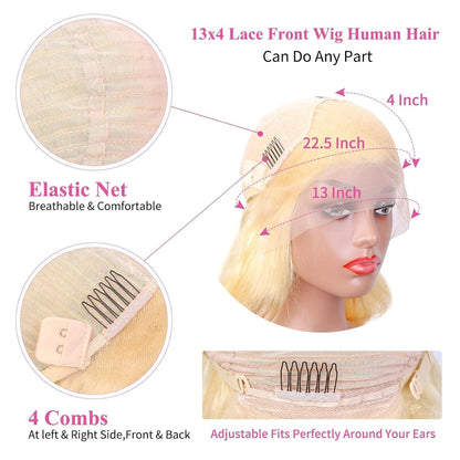 30 Inch Deep Wave Lace Front Wig – 13x6 HD Transparent, 200% Density Human Hair, Pre-Plucked Glueless Water Wave Wig
