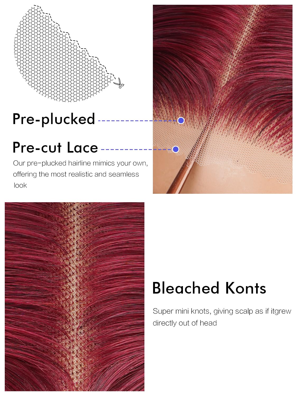 30 Inch 5x5 HD Lace Closure Wigs Human Hair 220 Density Wear and Go Glueless Wigs Human Hair Pre Plucked Pre Cut with Baby Hair Bleached Knots 12A Ready to Wear Straight Wigs for Beginners
