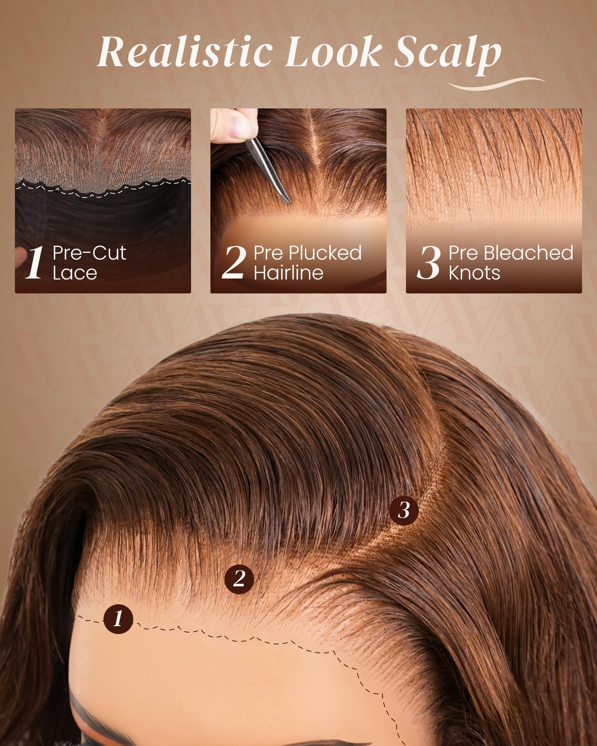 Arabella 13x6 HD Lace Body Wave Glueless Wigs Human Hiar Pre Plucked Pre Cut 210% Density Ear to Ear Full Lace Closure Wear and Go Wig Pre Everything Bleached Knots 20 inches