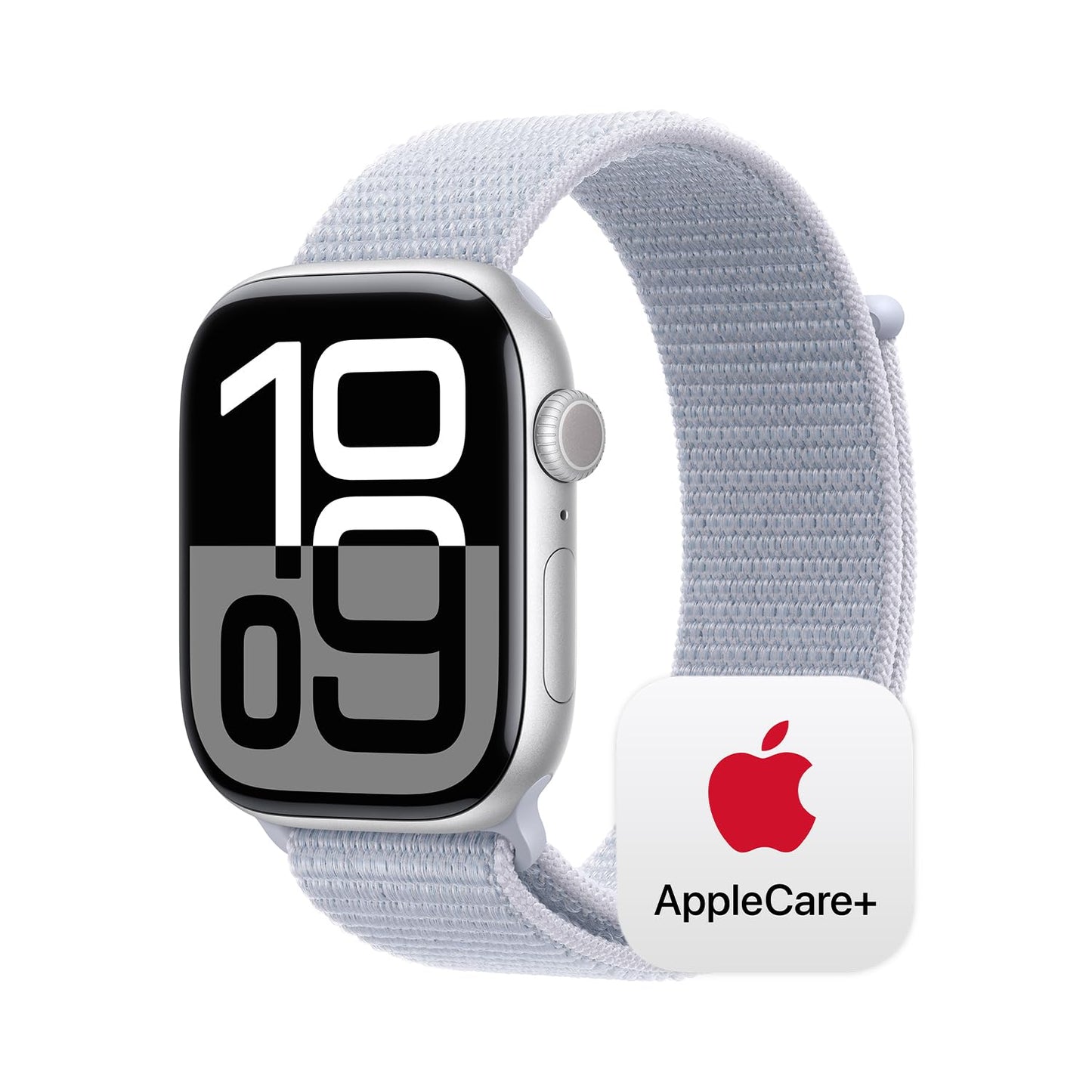 Apple Watch Series 10 [GPS 42mm case] Smartwatch with Jet Black Aluminium Case with Black Sport Band - S/M. Fitness Tracker, ECG App, Always-On Retina Display, Water Resistant