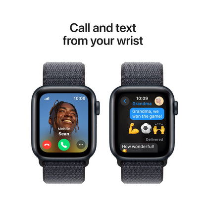 Apple Watch SE (2nd Gen) [GPS 40mm] Smartwatch with Starlight Aluminum Case with Starlight Sport Band S/M. Fitness and Sleep Trackers, Crash Detection, Heart Rate Monitor, Retina Display