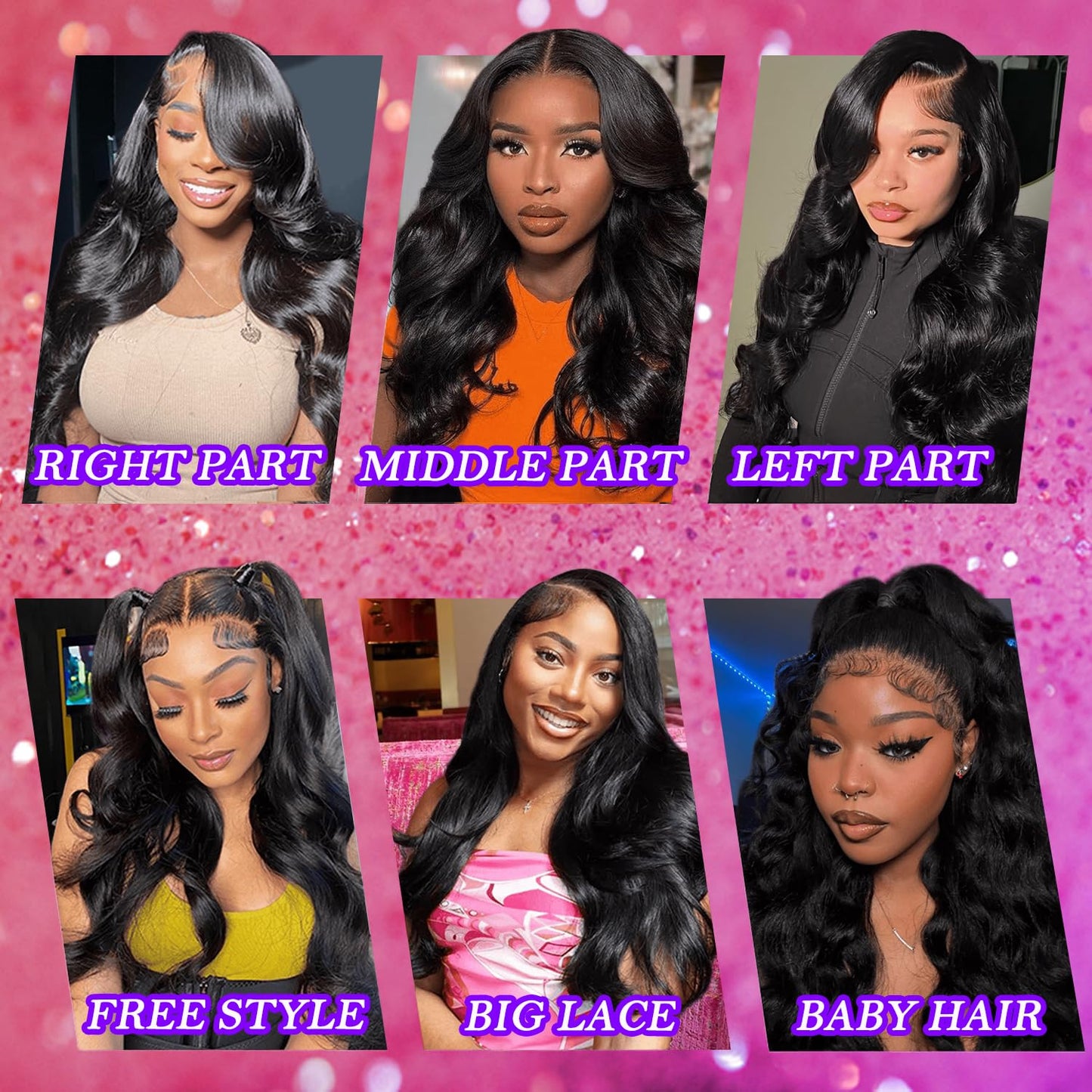 13x6 Body Wave Lace Front Wigs Human Hair Pre Plucked 180 Density HD Transparent Lace Frontal Wigs Human Hair for Women Glueless Wigs Human Hair with Baby Hair 26Inch