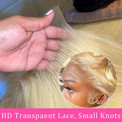 30 Inch Deep Wave Lace Front Wig – 13x6 HD Transparent, 200% Density Human Hair, Pre-Plucked Glueless Water Wave Wig