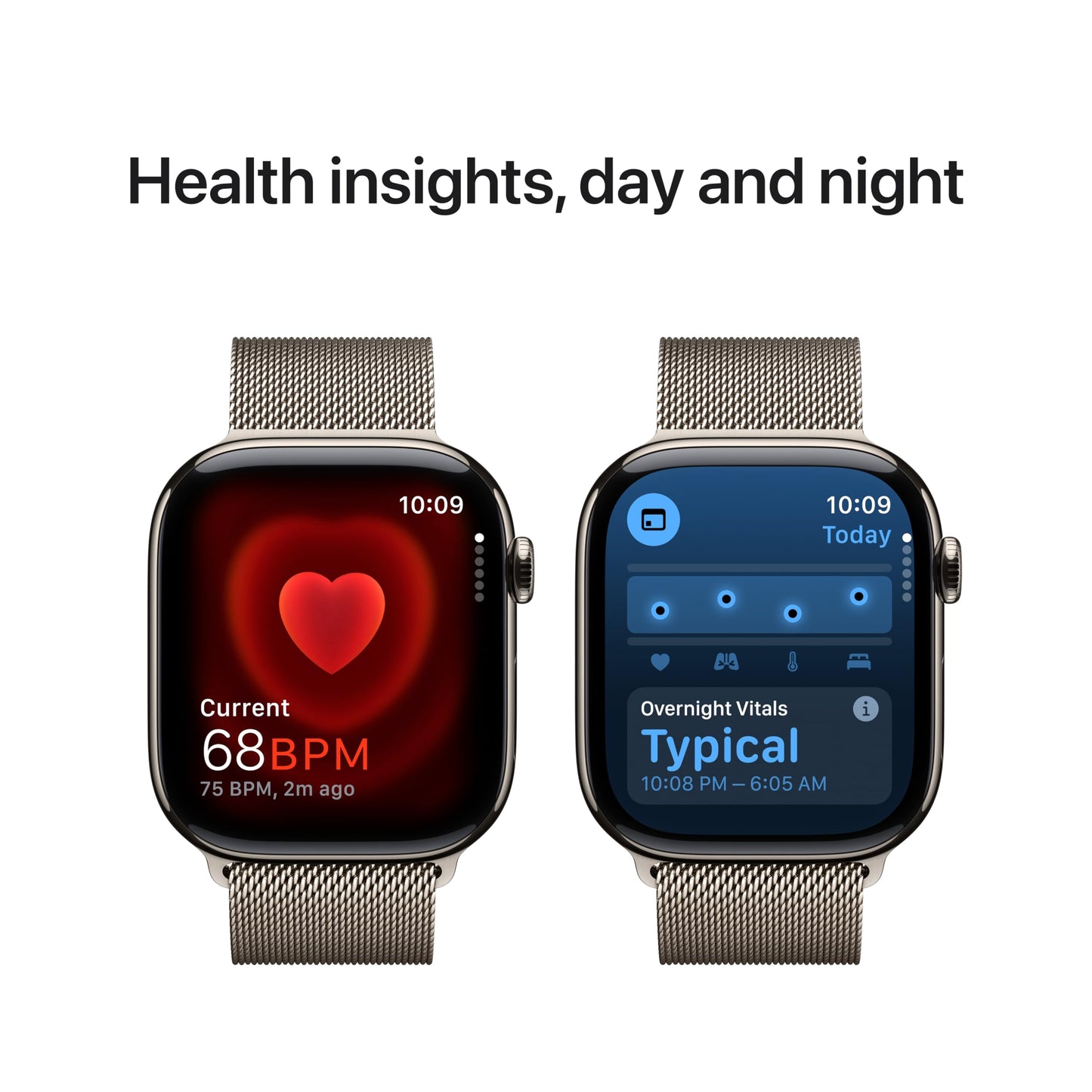 Apple Watch Series 10 [GPS 42mm case] Smartwatch with Jet Black Aluminium Case with Black Sport Band - S/M. Fitness Tracker, ECG App, Always-On Retina Display, Water Resistant