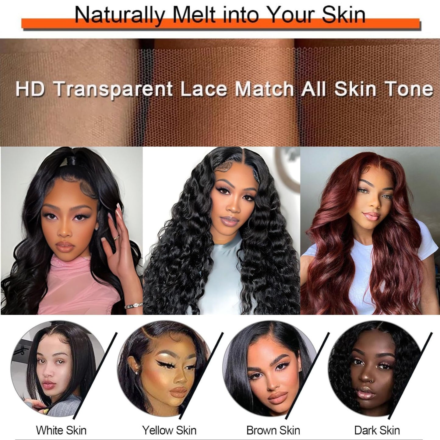 30 Inch Deep Wave Lace Front Wig – 13x6 HD Transparent, 200% Density Human Hair, Pre-Plucked Glueless Water Wave Wig